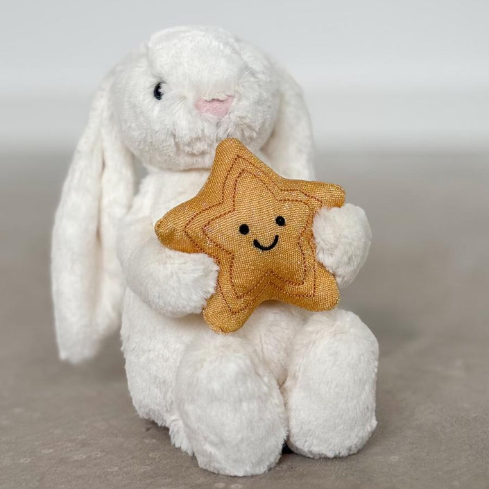 Jellycat knuffel bunny cream with Star