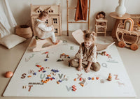 Play & Go speelmat alphabet terrazo 180 x 180 cm