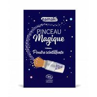 Namaki glitterpoeder en kwast zilver 3 jr+ 110024a