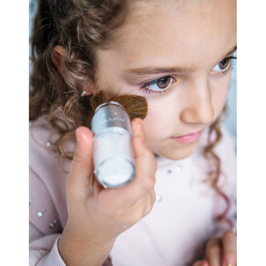 Namaki glitterpoeder en kwast zilver 3 jr+ 110024