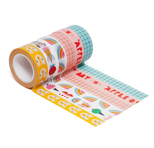 Petit Monkey masking tape Apple of my eye
