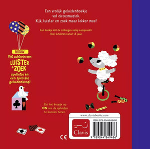 Circusmuziek - geluidenboek 1 jr+