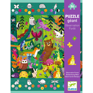 DJECO jumbo puzzel bos 5 jr+/ 54 stks