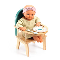 DJECO poppenstoel met spijlen 2 jr+