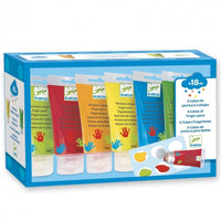 DJECO vingerverf 6 x 75ml 18 mnd+