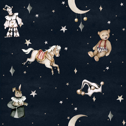 Dekornik behang sample French characters sky