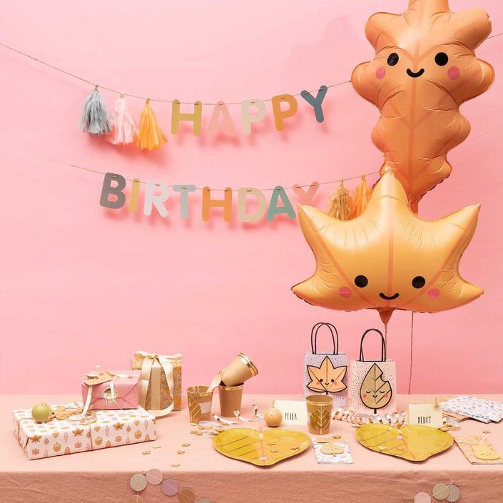 Folie ballon eiken blad 85 cm