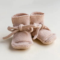 HVID slofjes apricot 9-15 mnd