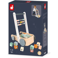 JANOD loopwagen blokken 1jr+