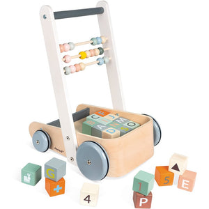 JANOD loopwagen blokken 1jr+