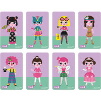 JANOD magneetboek kostuums meisjes 3 jr+