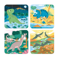 JANOD puzzel Dinosaurus 3jr+/ 6-9-12-16 stks