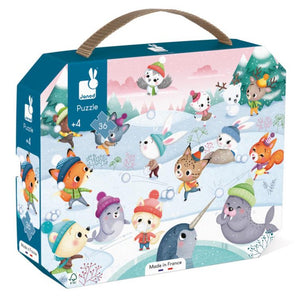 JANOD puzzel Sneeuwfeest 4jr+ / 36 stks