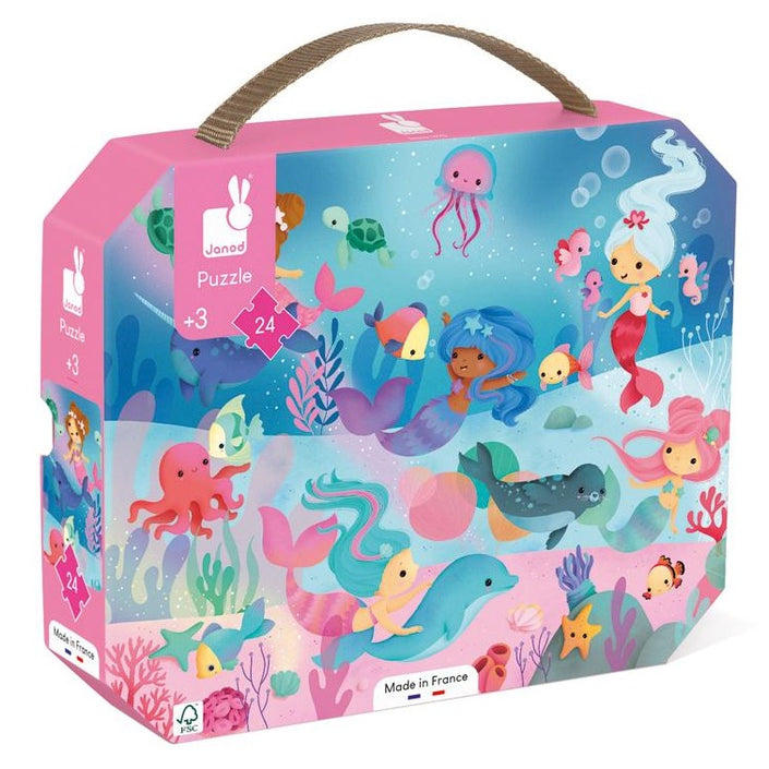 JANOD puzzel Zeemeerminnen 3jr+/ 24 stks