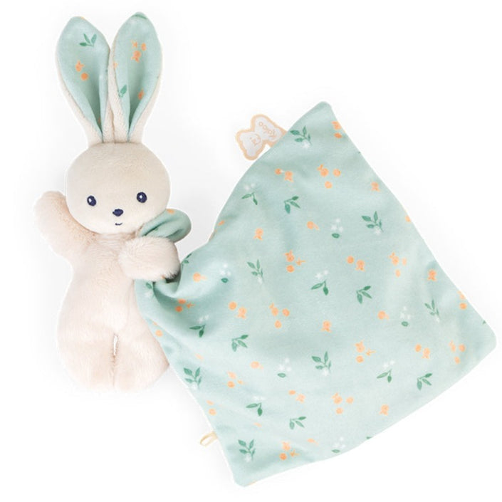Kaloo knuffeldoekje konijn Carre Douceur groen 0 jr+