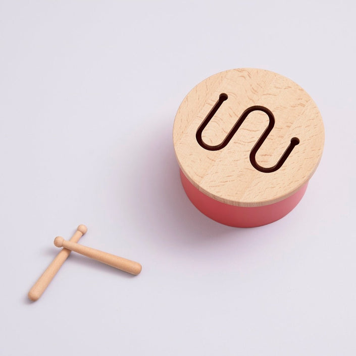 Kids Concept trommel roze 18 mnd+