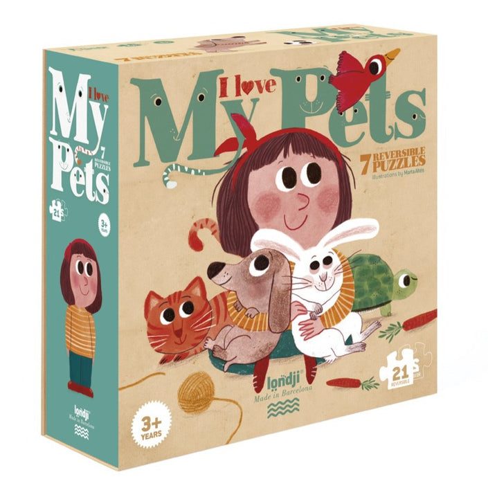 LONDJI puzzel my pets 3 jr+ / 7 x 3 stks