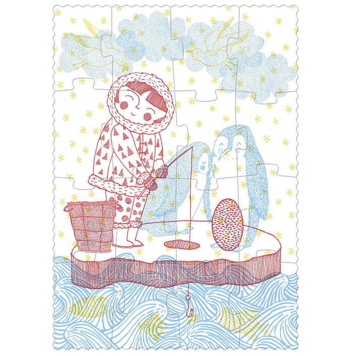 LONDJI puzzel dans igloo 3 jr+ / 9-12-16-20 stks