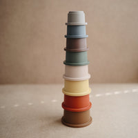 Mushie stapeltoren retro 0 m+