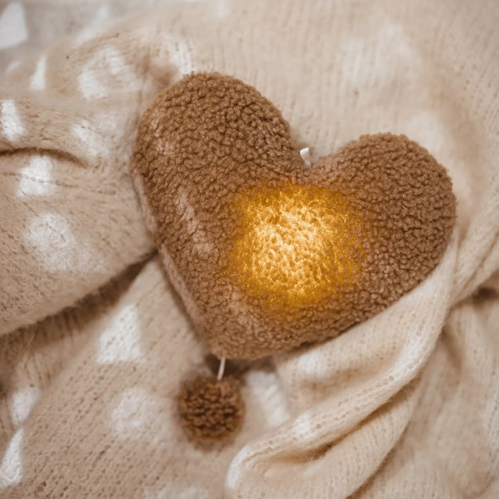 Mrs Ertha muziekdoosje met licht Heart