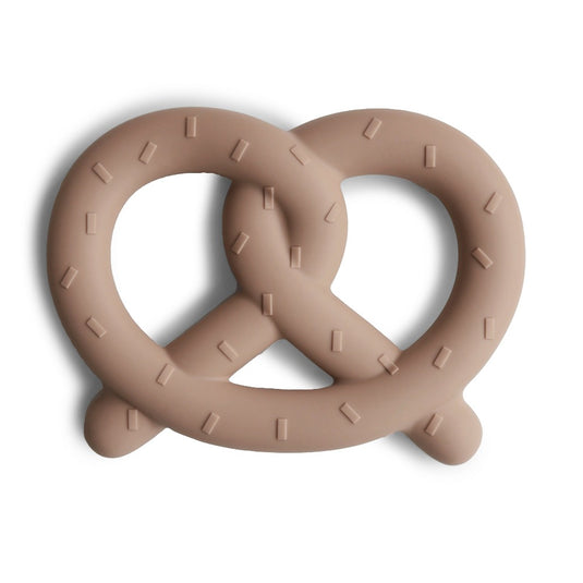 Mushie bijtring pretzel 3 mnd+