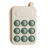 Mushie pop it telefoon cambridge blue 10 mnd+
