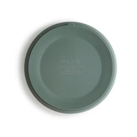 Mushie siliconen bord cambridge blue