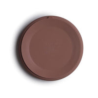 Mushie siliconen bord cloudy mauve