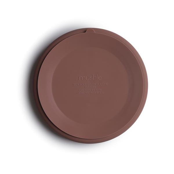 Mushie siliconen bord cloudy mauve
