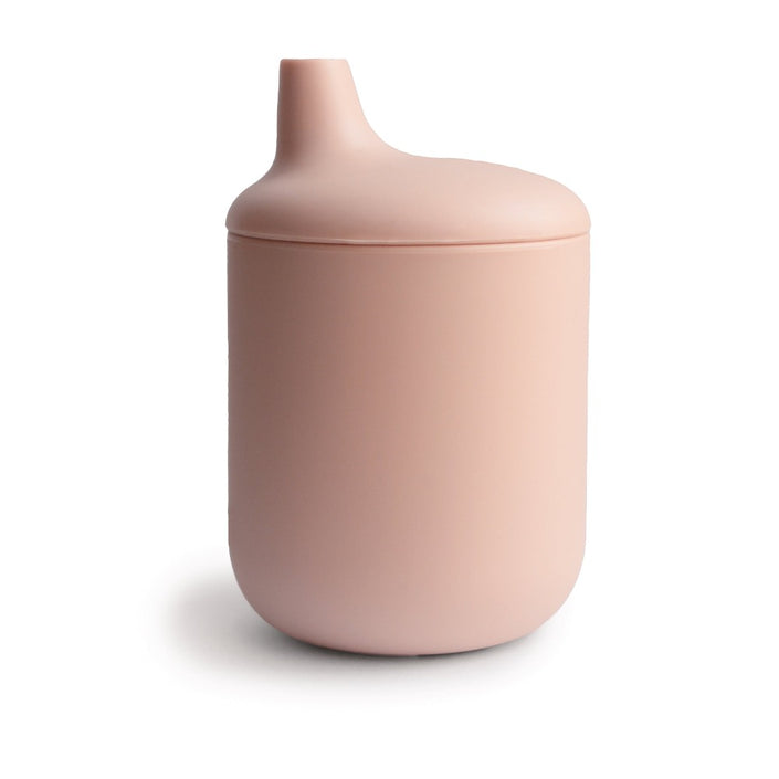 Mushie siliconen tuitbeker blush