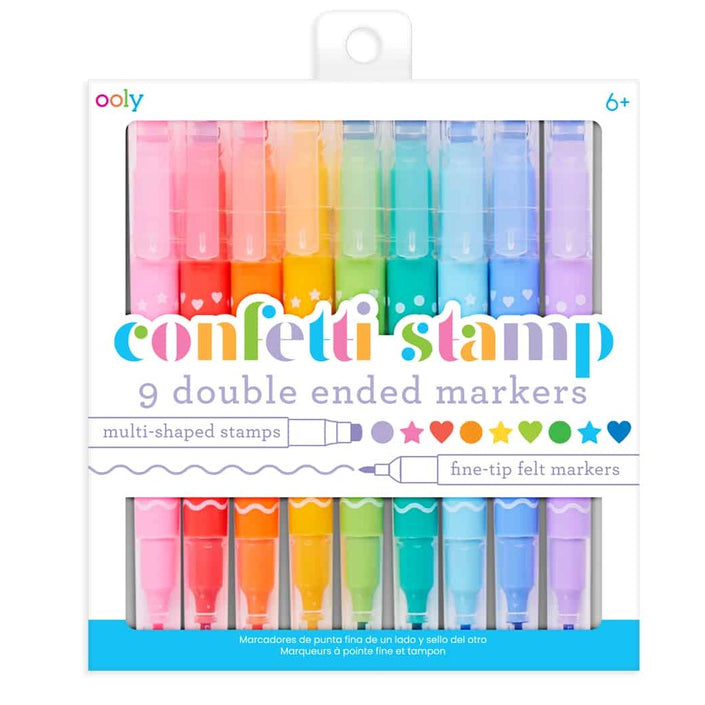 OOLY confetti markers confetti  9 stks 6 jr+