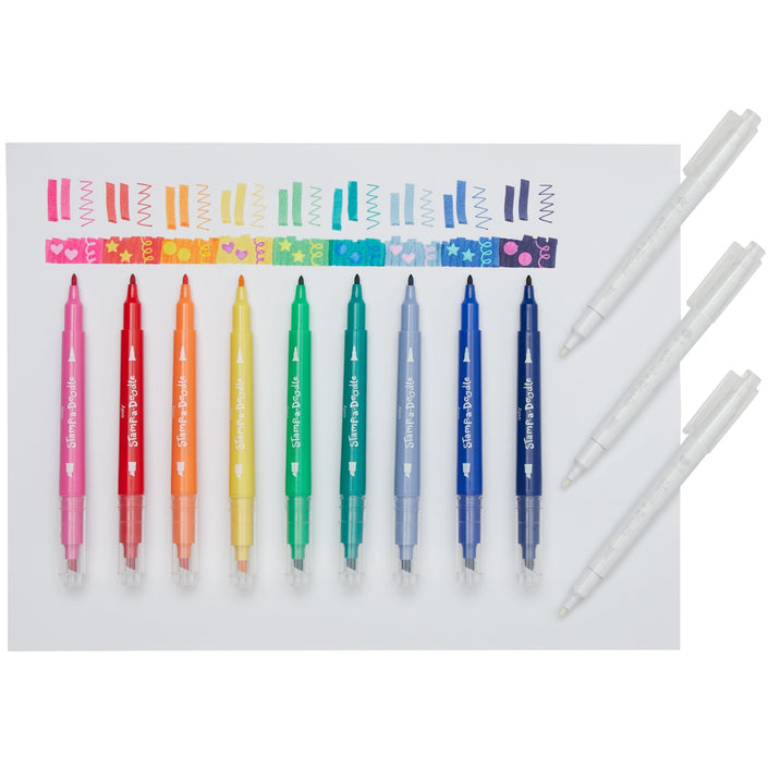 OOLY stempel markers stamp-a-doodle 12 stks 3 jr+