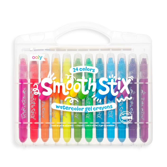 OOLY waterverf stiften Smooth stix 24 stks 3 jr+