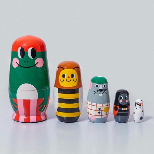 Petit Monkey nesting dolls Paddy and Palls