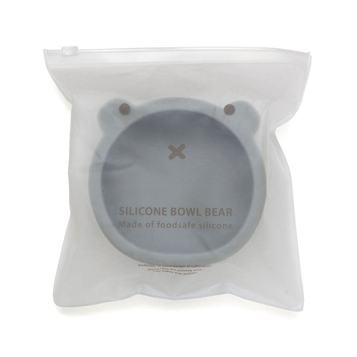 Petit Monkey siliconen bakje bear pewter green