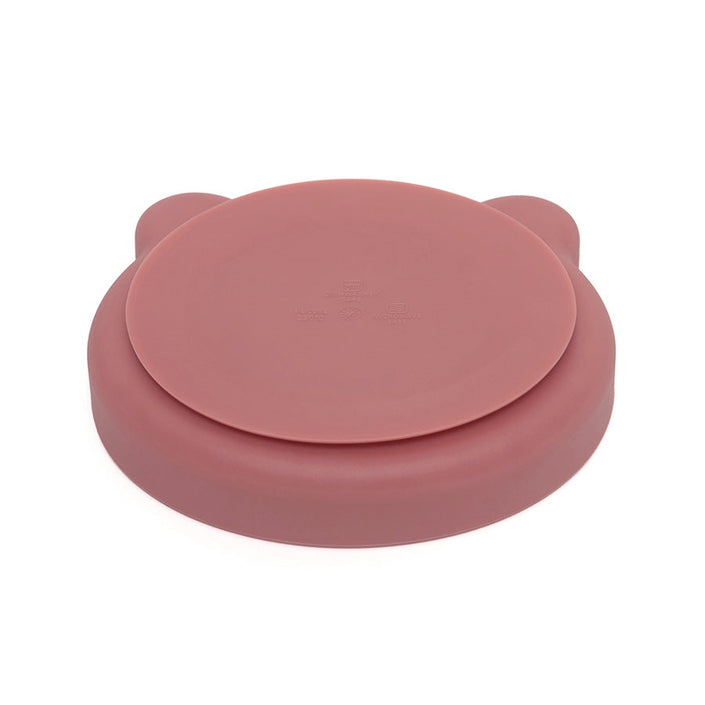 Petit Monkey siliconen bord bear mahogany rose