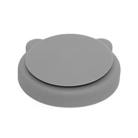 Petit Monkey siliconen bord bear pewter green