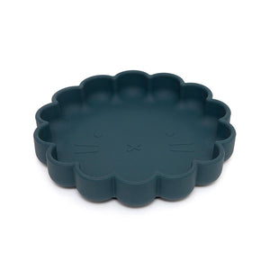 Petit Monkey siliconen bord lion balsam blue