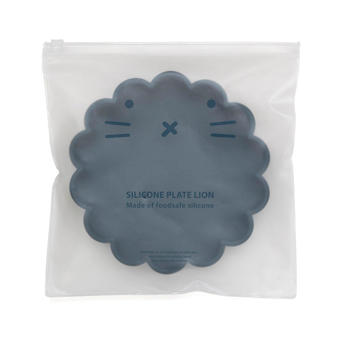 Petit Monkey siliconen bord lion balsam blue