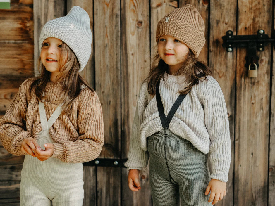 Silly Silas maillot zonder voetjes wol granite grey 1-2 jr