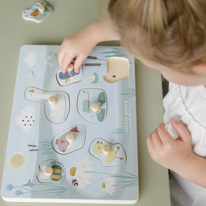 Little Dutch knoppuzzel met geluid Little Goose 1 jr+