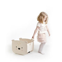 Tender Leaf Toys trekwagen beer 3jr+