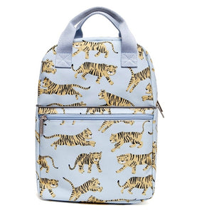 Petit Monkey kinderrugzak tijger grijs L