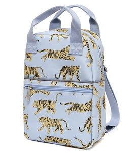 Petit Monkey kinderrugzak tijger grijs S