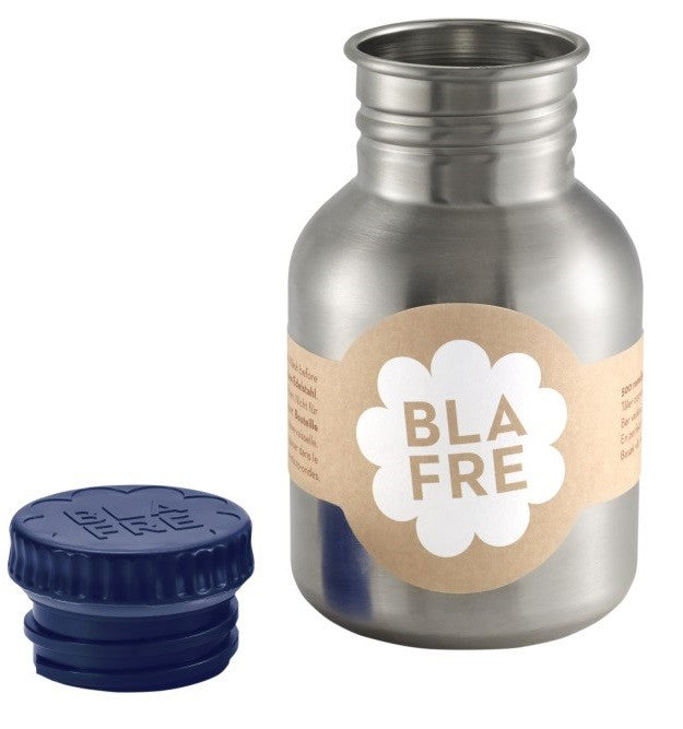 BLAFRE drinkfles RVS navy blue 300 ml