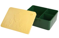 BLAFRE lunchbox ijsbeer donkergroen soft geel