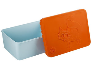 BLAFRE lunchbox S vos blauw oranje