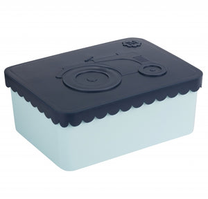 BLAFRE lunchbox S traktor blauw navy