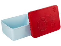 BLAFRE lunchbox S traktor blauw rood