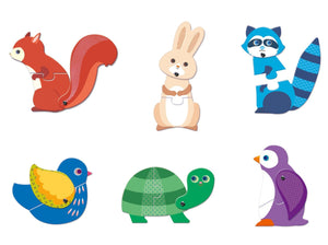 DJECO puzzel duo articulo dieren 2 jr+